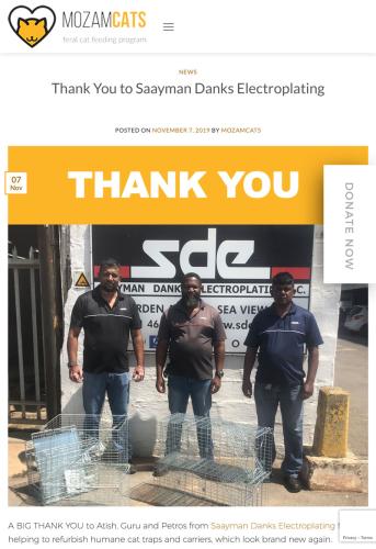 Thank-You-to-Saayman-Danks-Electroplating-Mozam-Cats